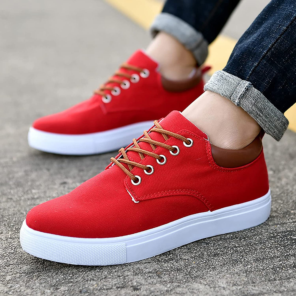 Heren Sneakers Laag Met Veters Voor Casual En Smart Casual Gelegenheden 10