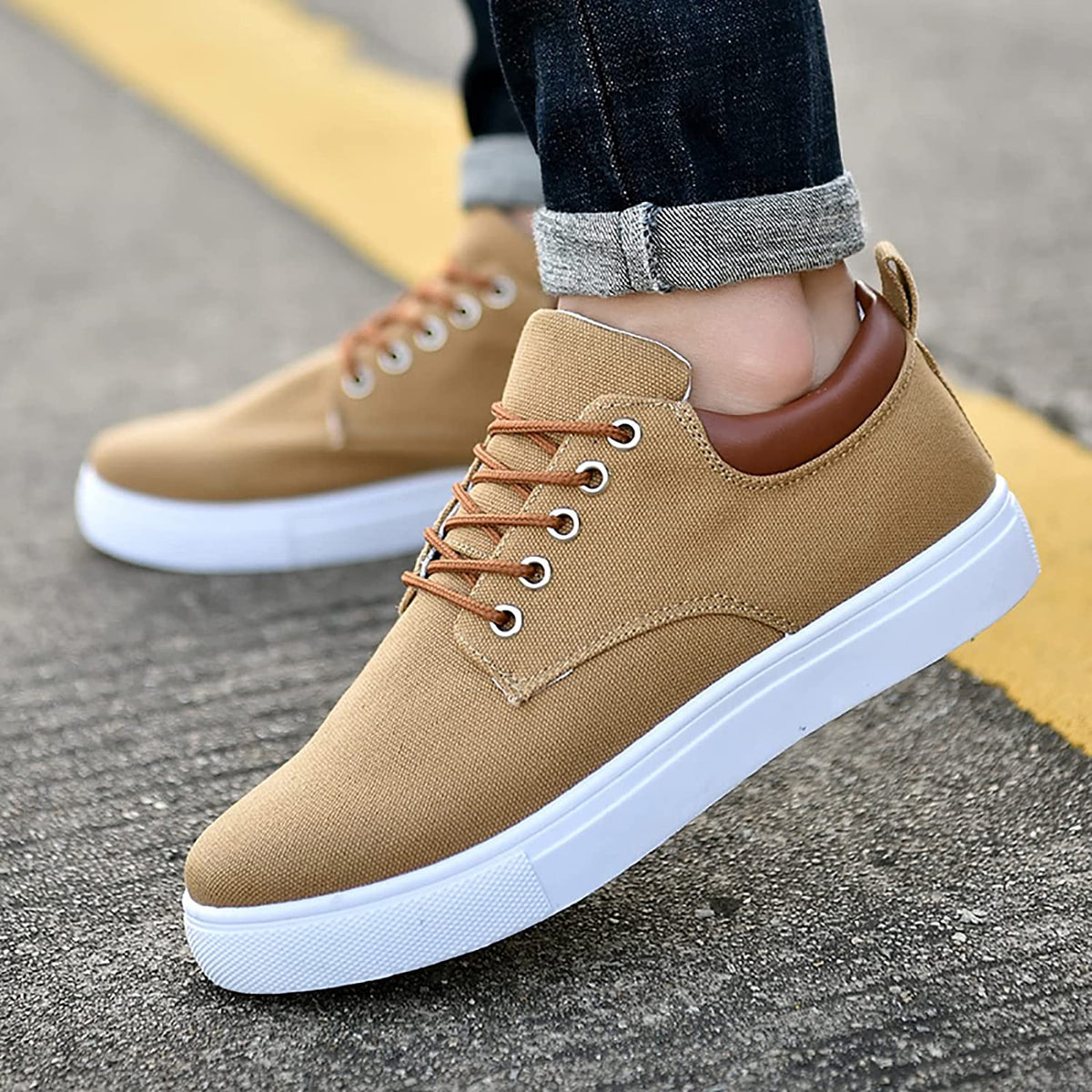 Heren Sneakers Laag Met Veters Voor Casual En Smart Casual Gelegenheden 11