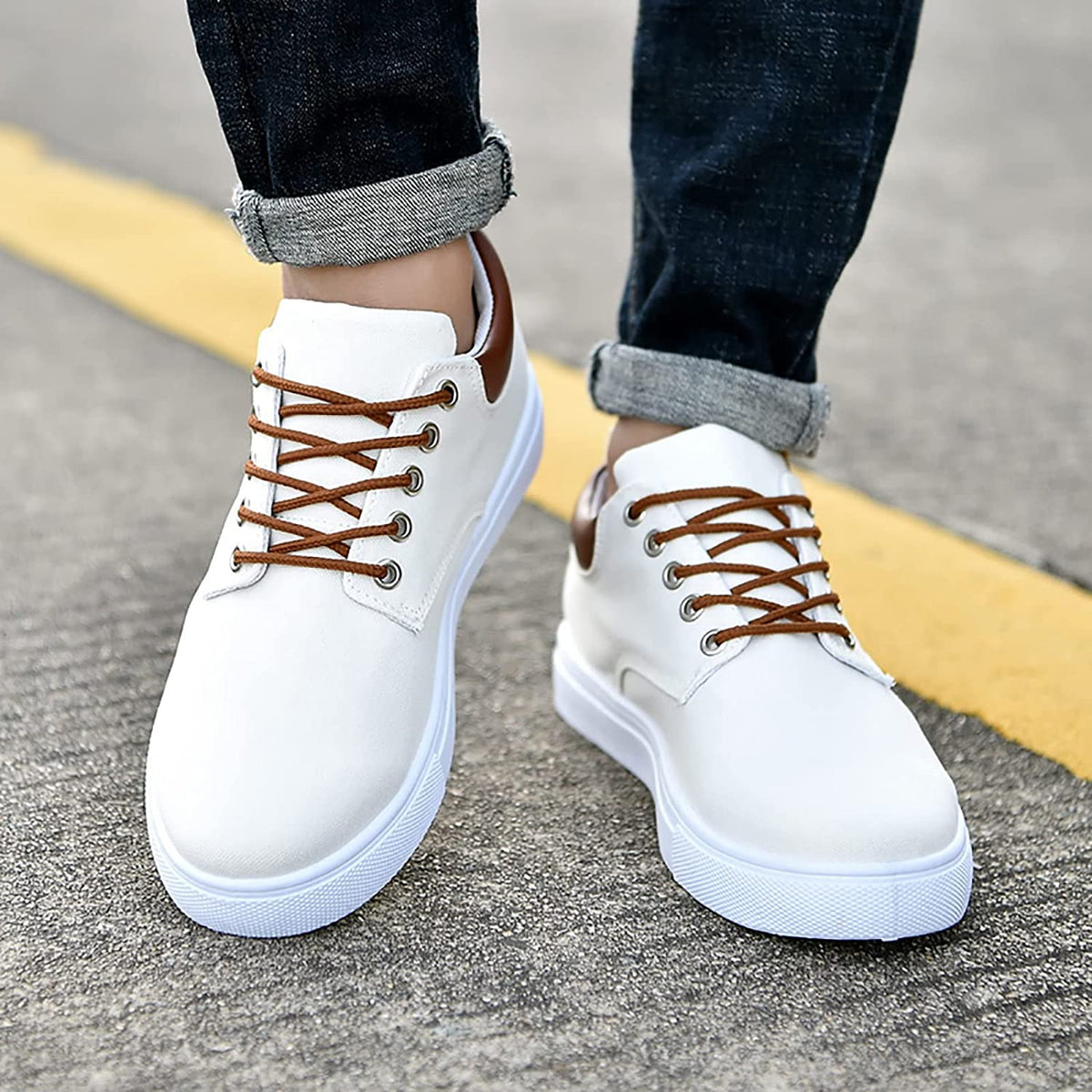 Heren Sneakers Laag Met Veters Voor Casual En Smart Casual Gelegenheden 5