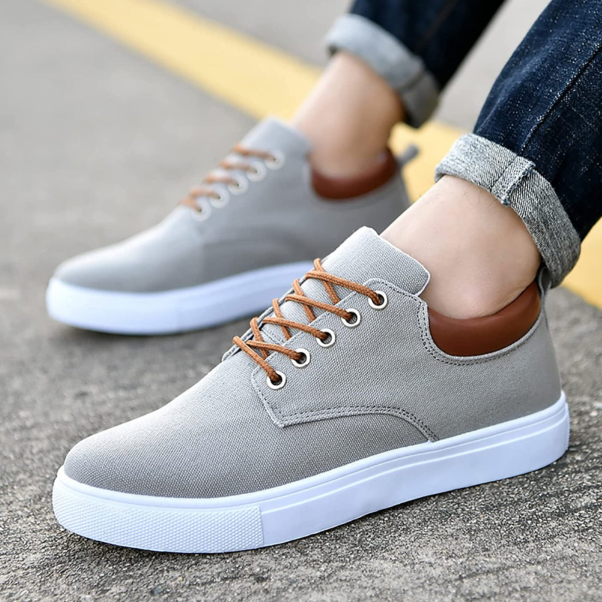 Heren Sneakers Laag Met Veters Voor Casual En Smart Casual Gelegenheden 6