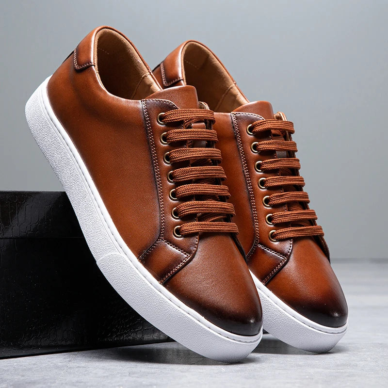 Heren Sneakers Met Minimalistisch Ontwerp 9