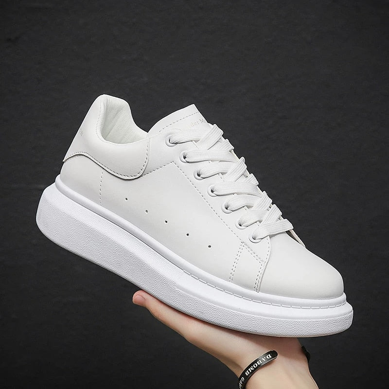 Heren Sneakers Stijlvol Leer Ademend 4