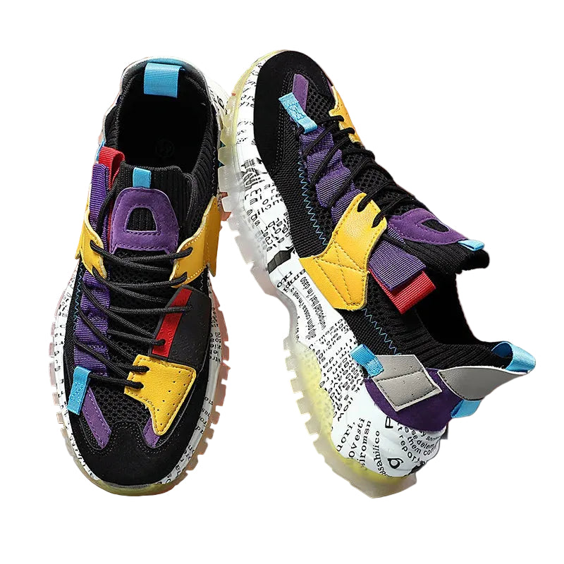 Heren Sneakers Urban Style met Dikke Zool 0
