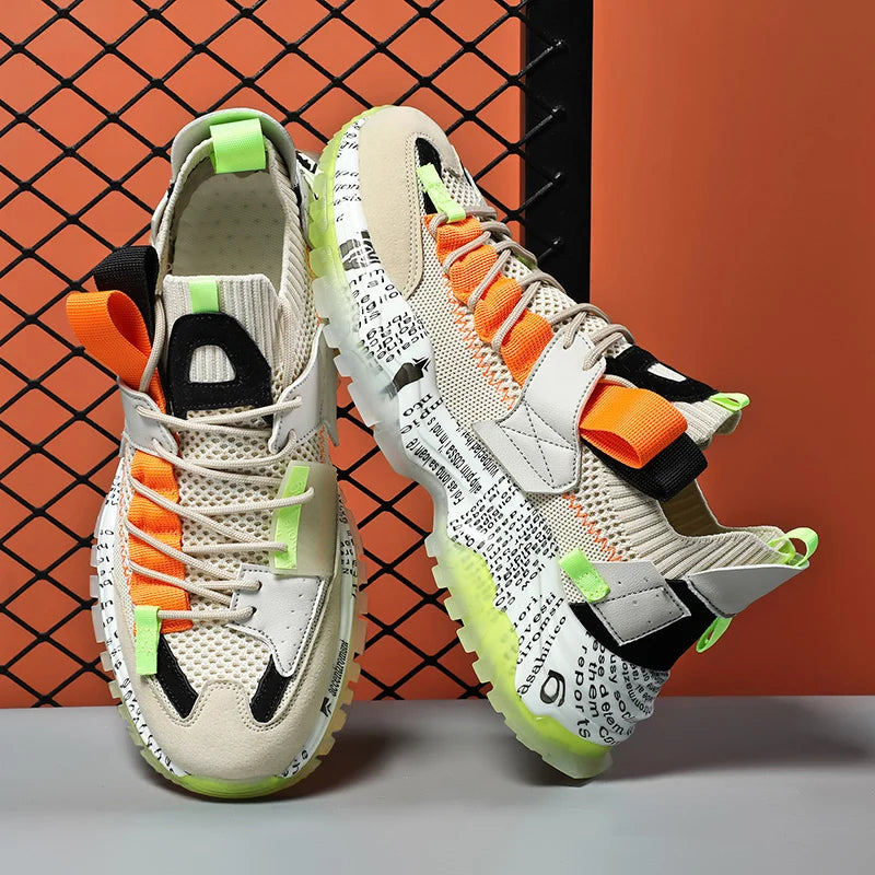 Heren Sneakers Urban Style met Dikke Zool 2