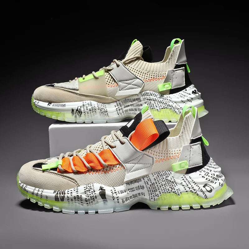 Heren Sneakers Urban Style met Dikke Zool 5