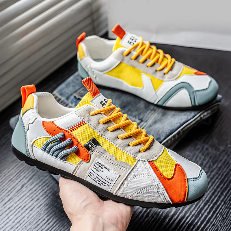 Heren Sneakers met Gelaagd Design 6