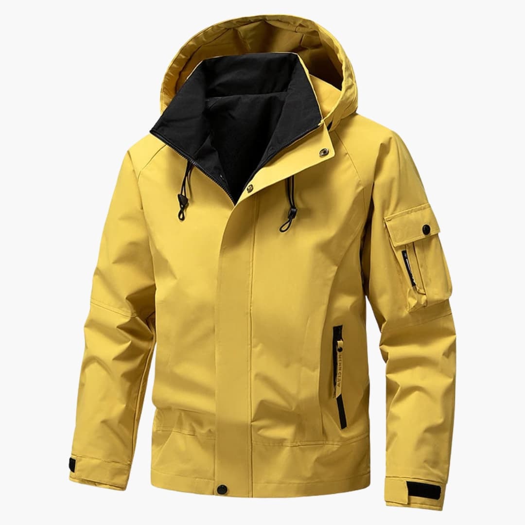 Heren Softshell Jas met Kap en Praktische Zakken voor Winteractiviteiten 2