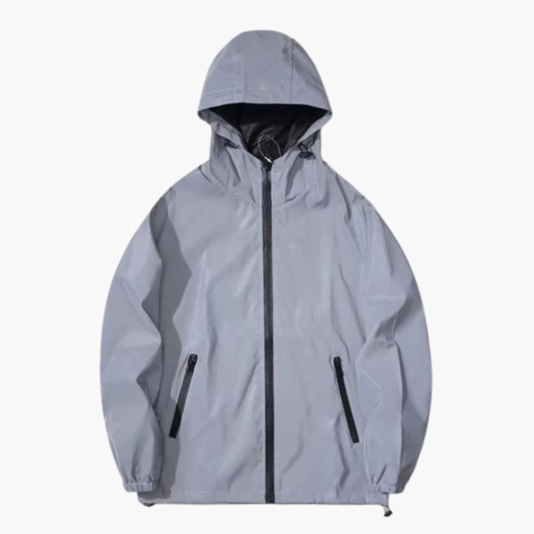 Heren Softshell Jas met Kap en Reflecterende Details 0