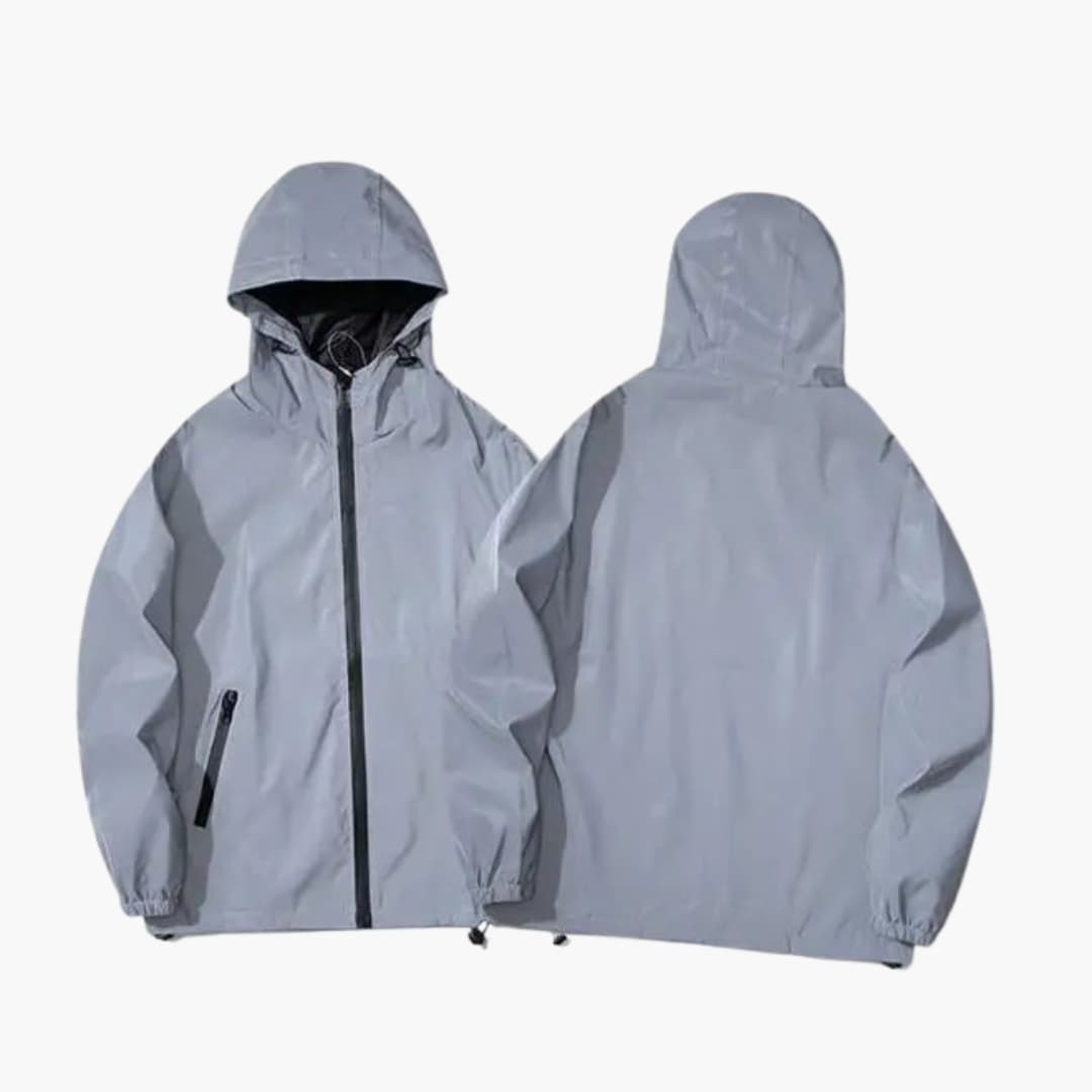 Heren Softshell Jas met Kap en Reflecterende Details 1