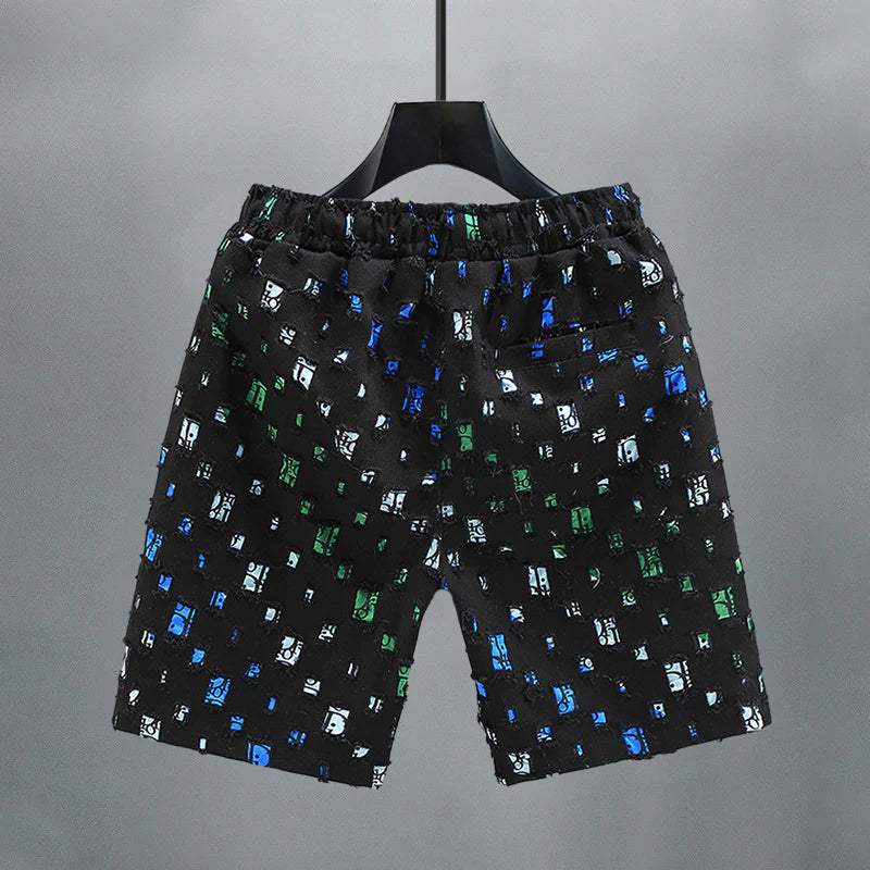Heren Spijkershort Met Kleuraccenten 3