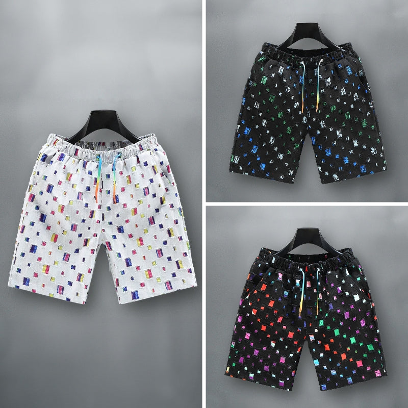 Heren Spijkershort Met Kleuraccenten 4