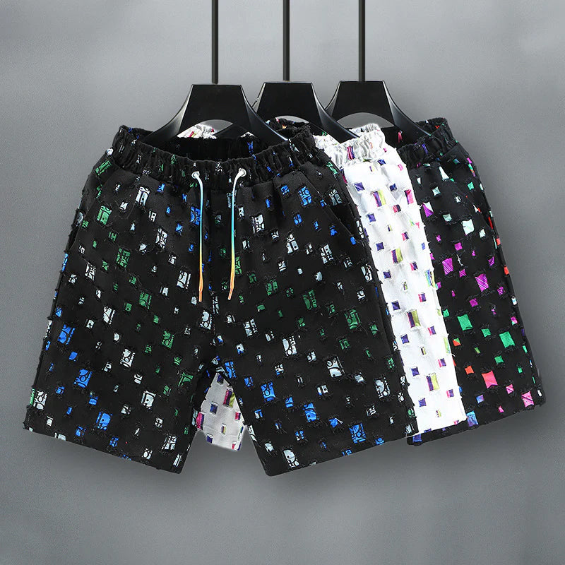 Heren Spijkershort Met Kleuraccenten 5