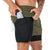 Heren Sport Short 2-in-1 Ademend Polyester Voor Training en Buitensport 2