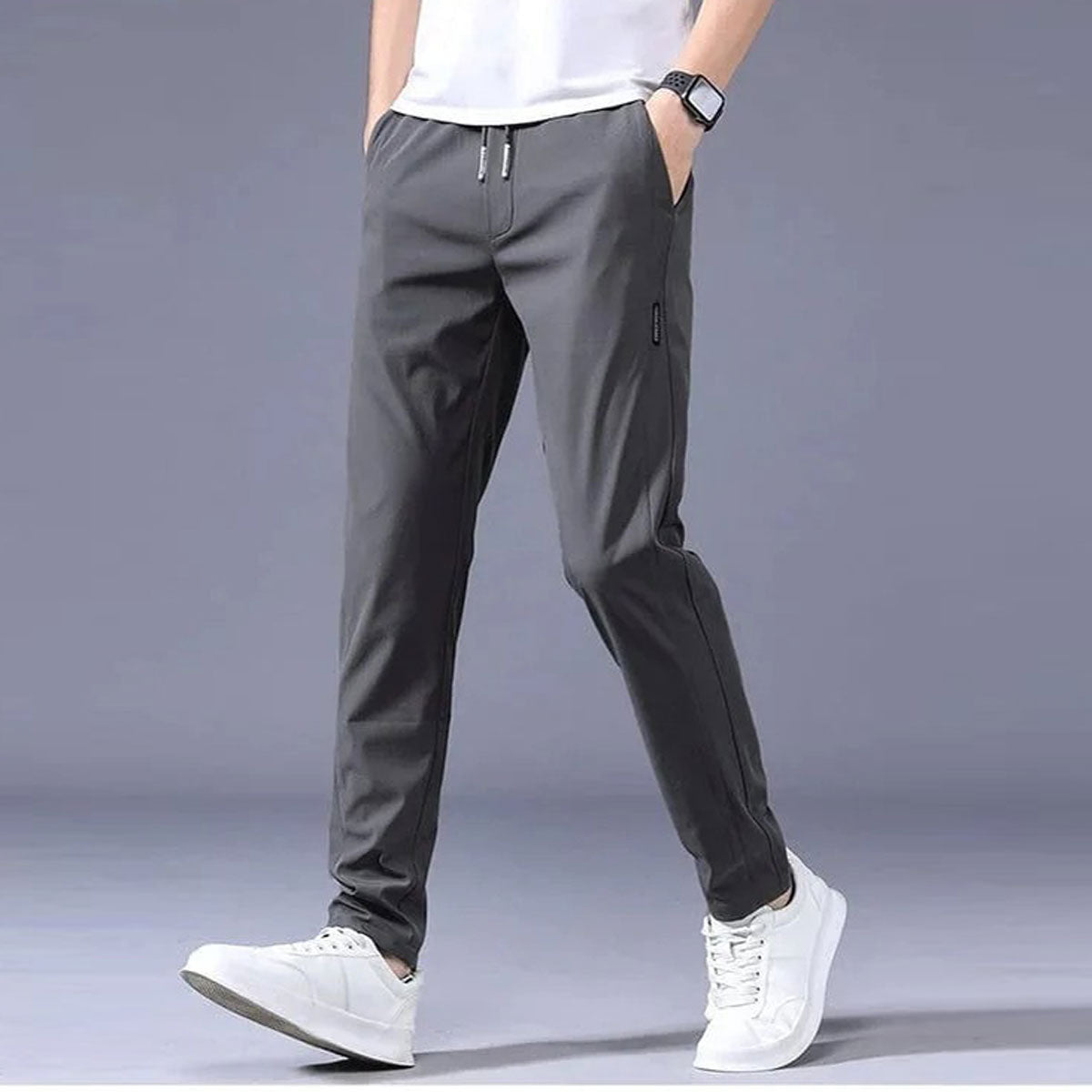 Heren Sportbroek Met Stretch 1