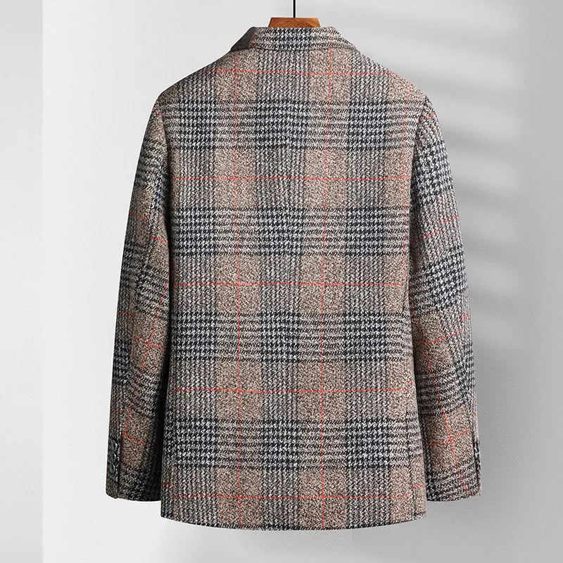 Heren Sportjas Geruite Stijl 1