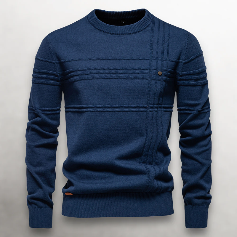 Heren Sweater Gebreid met Structuurpatroon 3