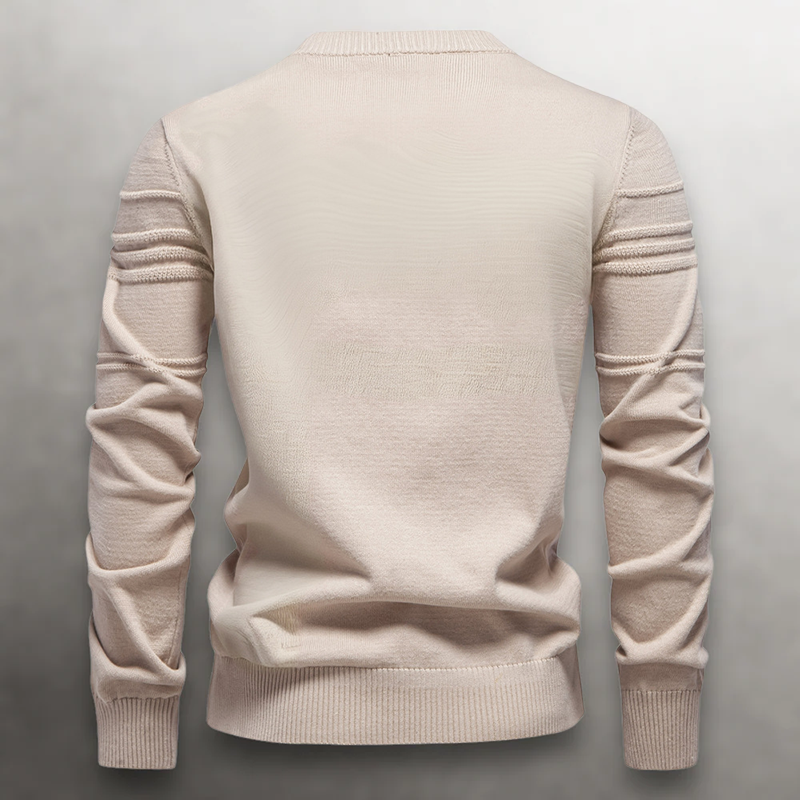 Heren Sweater Gebreid met Structuurpatroon 5
