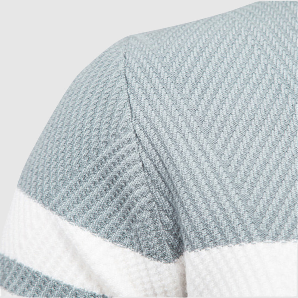 Heren Sweater Met Streepdesign Casual Ronde Hals 7