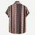 Heren T-Shirt Geometrisch Olifantenprint Lichtgewicht Katoen 3