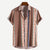 Heren T-Shirt Geometrisch Olifantenprint Lichtgewicht Katoen 4