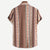 Heren T-Shirt Geometrisch Olifantenprint Lichtgewicht Katoen 5
