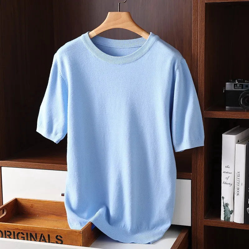 Heren T-shirt Ronde Hals Casual 4