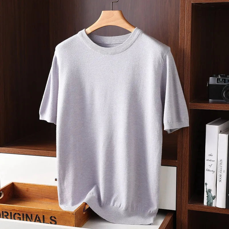 Heren T-shirt Ronde Hals Casual 7