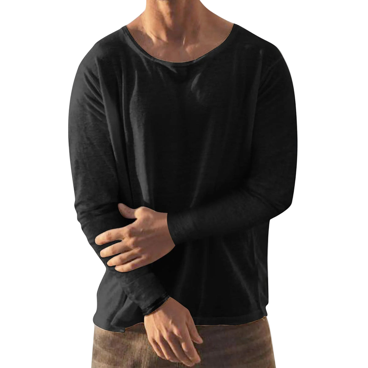 Heren T-shirt Ronde Hals Casual Stijl 0