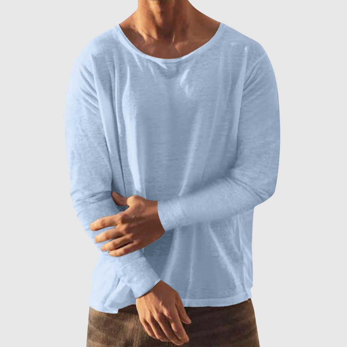 Heren T-shirt Ronde Hals Casual Stijl 3