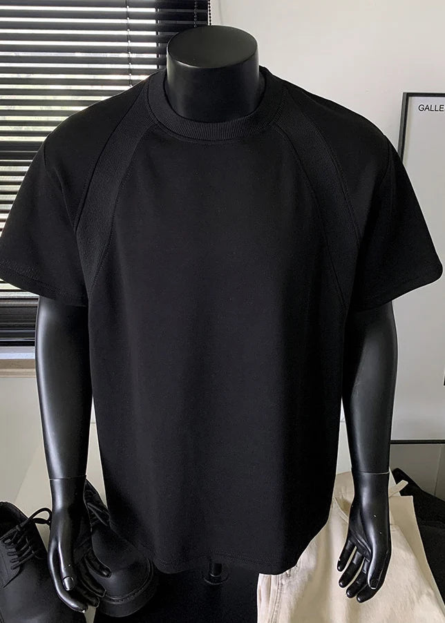 Heren T-shirt Ronde Hals Zomerstijl 3