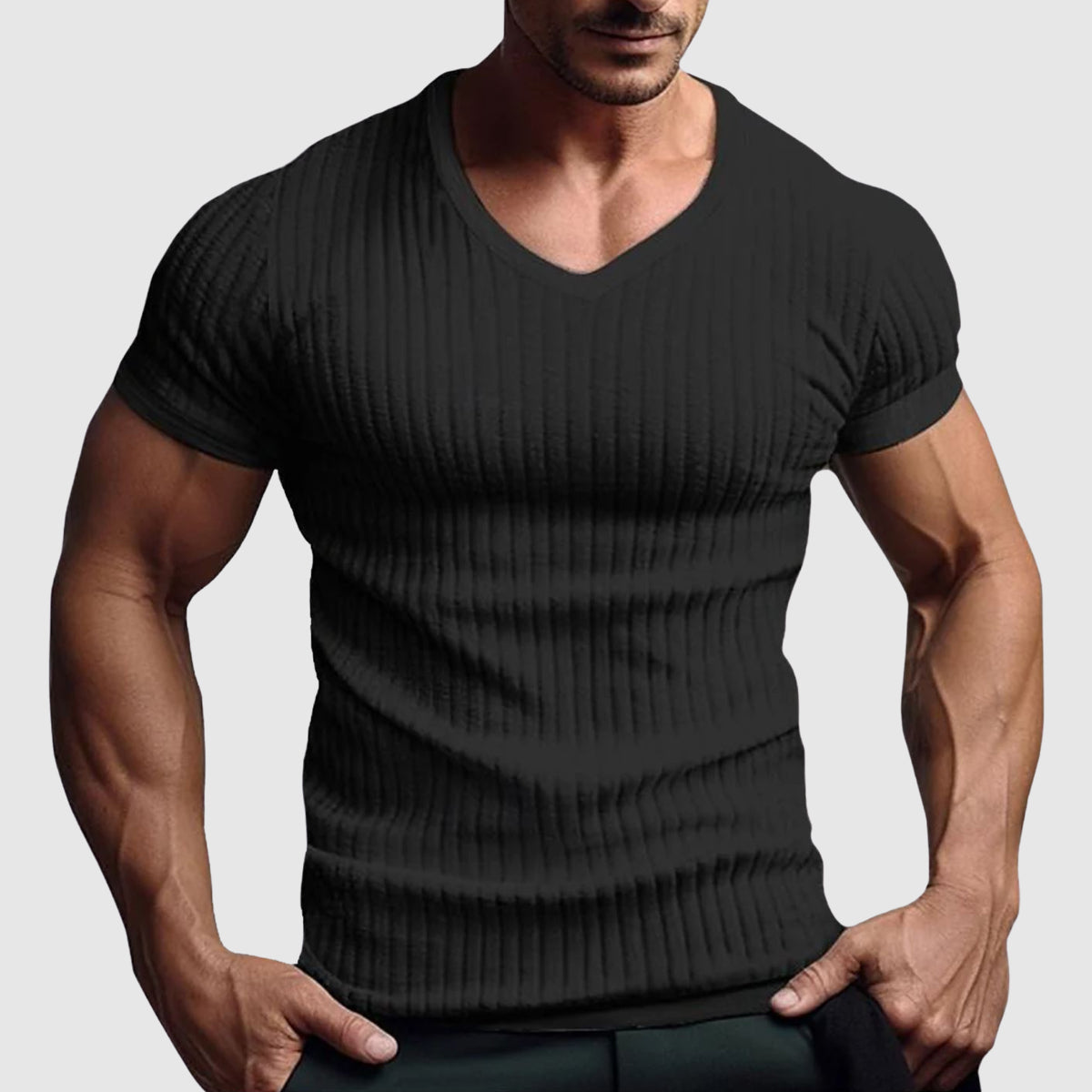 Heren T-shirt Urban Stripe Slim-Fit 2