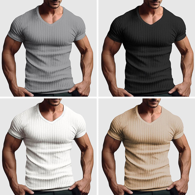 Heren T-shirt Urban Stripe Slim-Fit 4