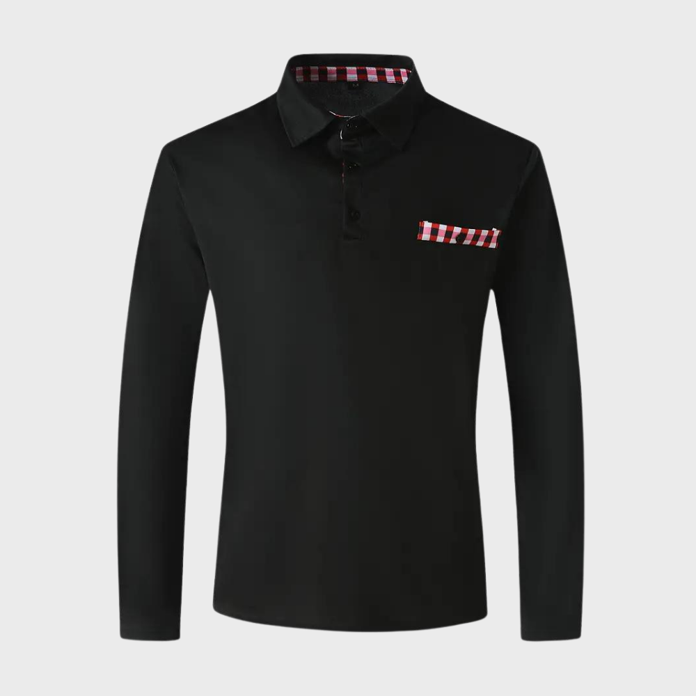 Heren T-shirt met Lange Mouwen Casual 1