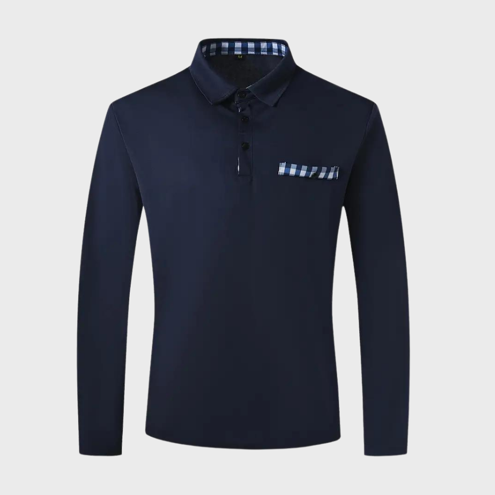 Heren T-shirt met Lange Mouwen Casual 6