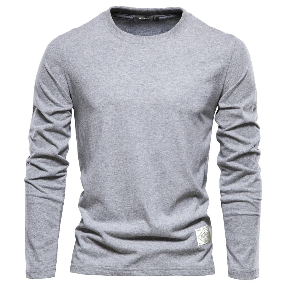 Heren T-shirt met Lange Mouwen Casual Stijl 1