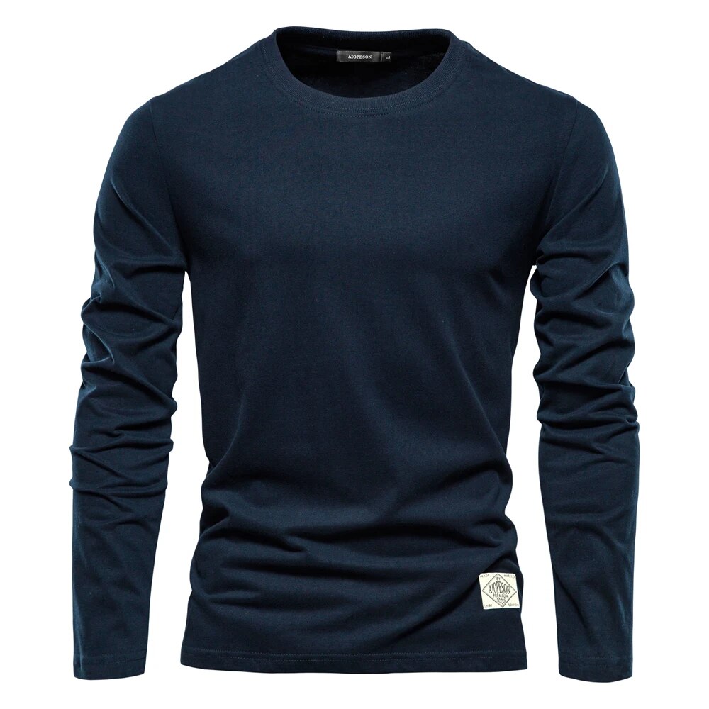 Heren T-shirt met Lange Mouwen Casual Stijl 2