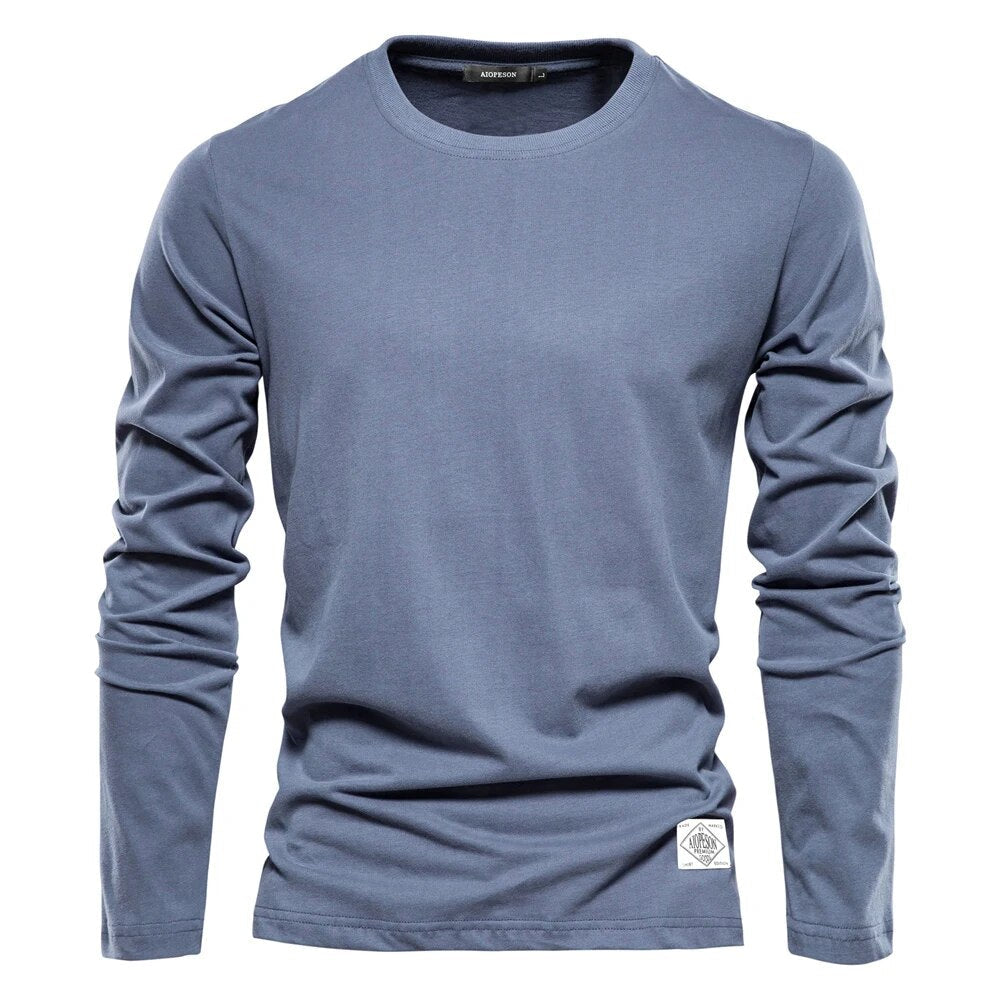 Heren T-shirt met Lange Mouwen Casual Stijl 3