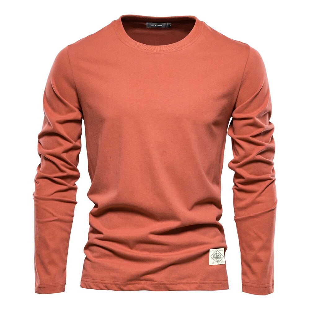 Heren T-shirt met Lange Mouwen Casual Stijl 4