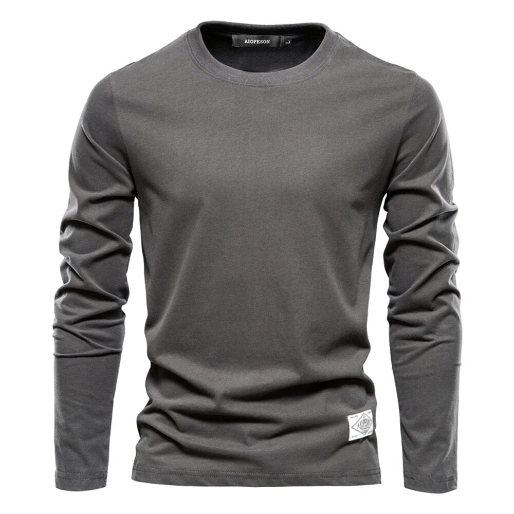 Heren T-shirt met Lange Mouwen Casual Stijl 6