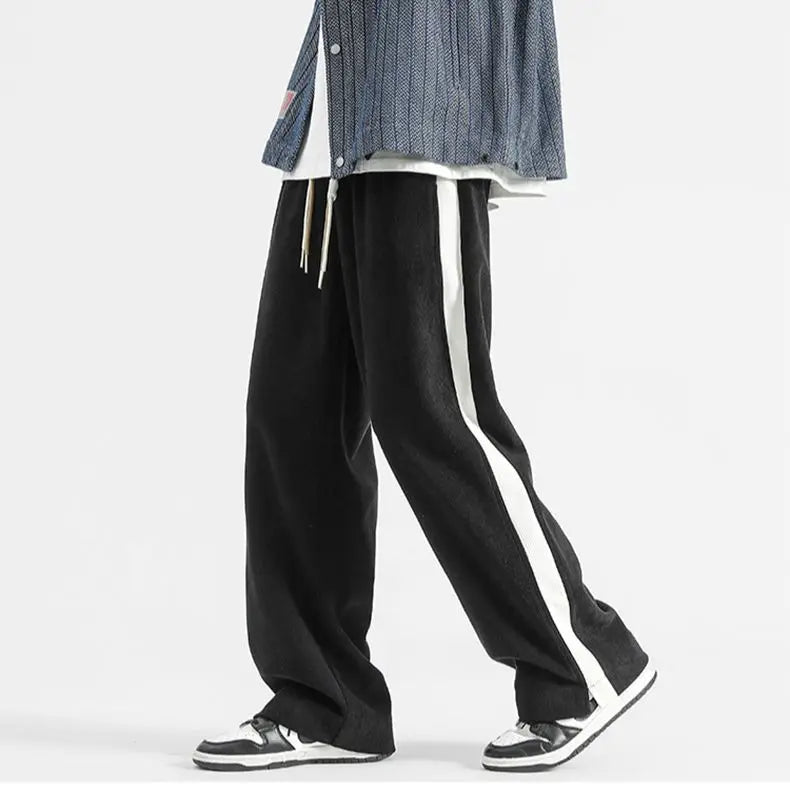 Heren Trainingsbroek Corduroy Met Zijstreep 6