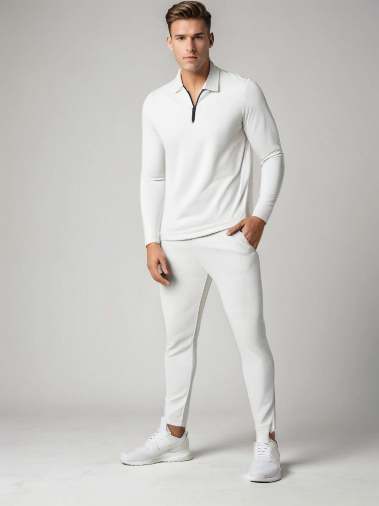 Heren Trainingspak Lange Mouwen Met Ritssluiting 1