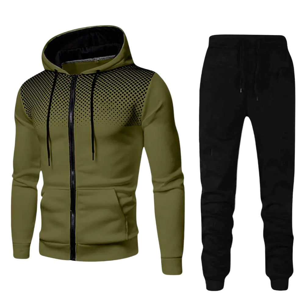 Heren Trainingsset Hoodie en Joggingbroek 0