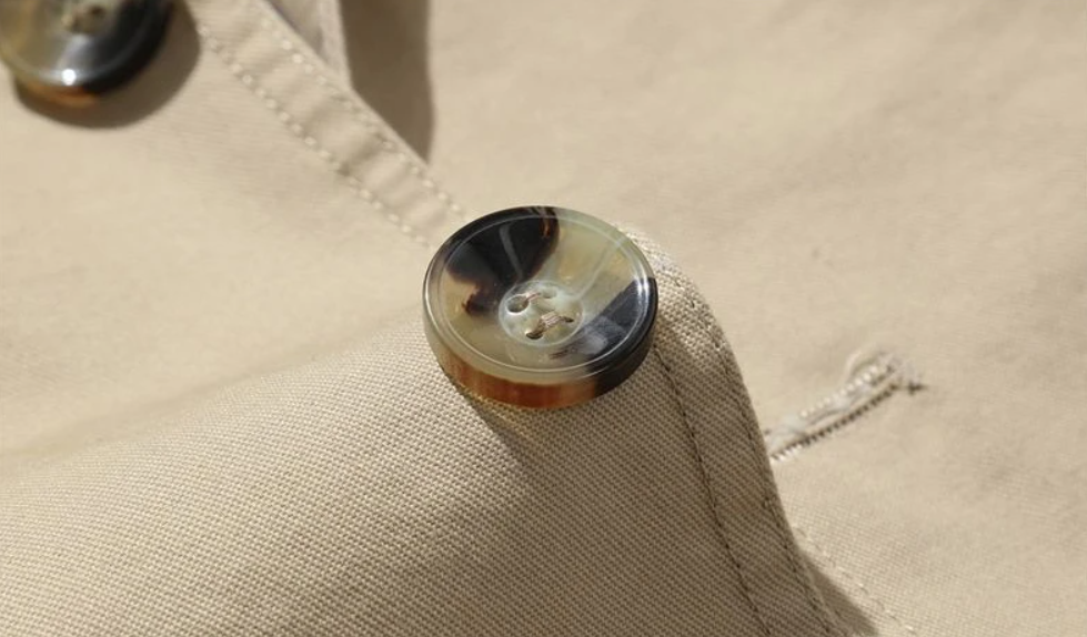 Heren Trenchcoat Dubbelgeknoopte Structuur Soft Blended 5