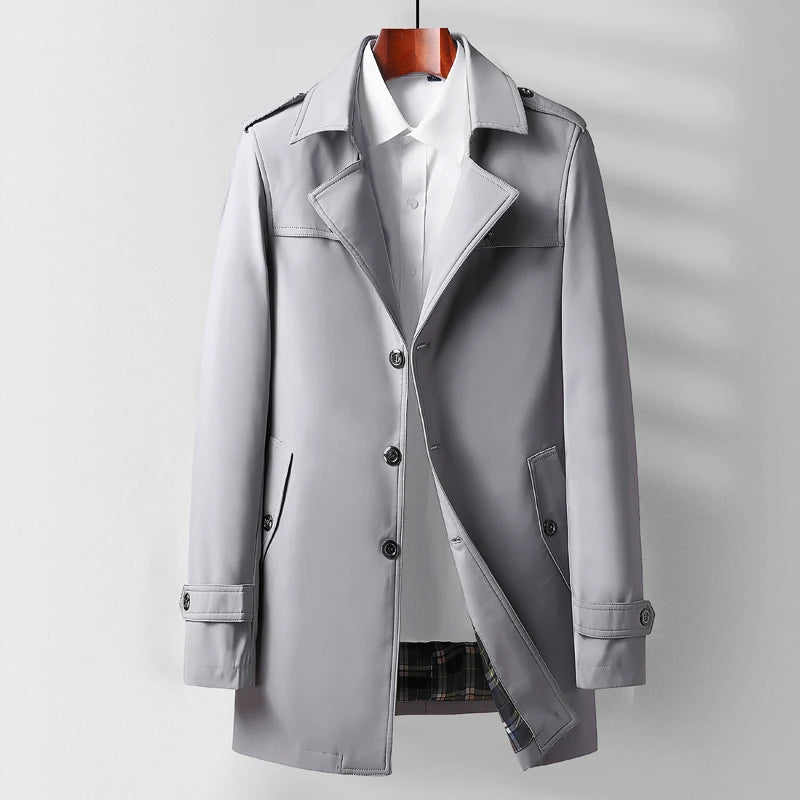 Heren Trenchcoat Modern Klassiek 1