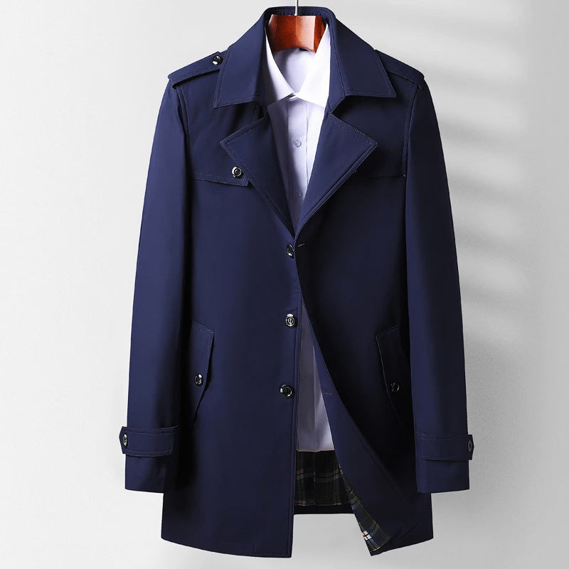Heren Trenchcoat Modern Klassiek 2