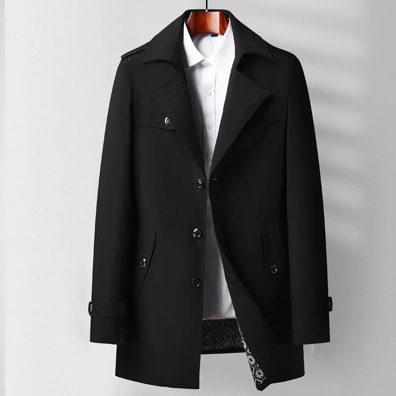Heren Trenchcoat Modern Klassiek 3