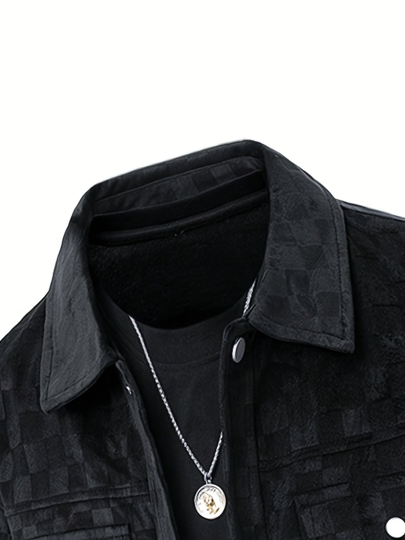 Heren Truckerjack Geruit Casual Stijl 3
