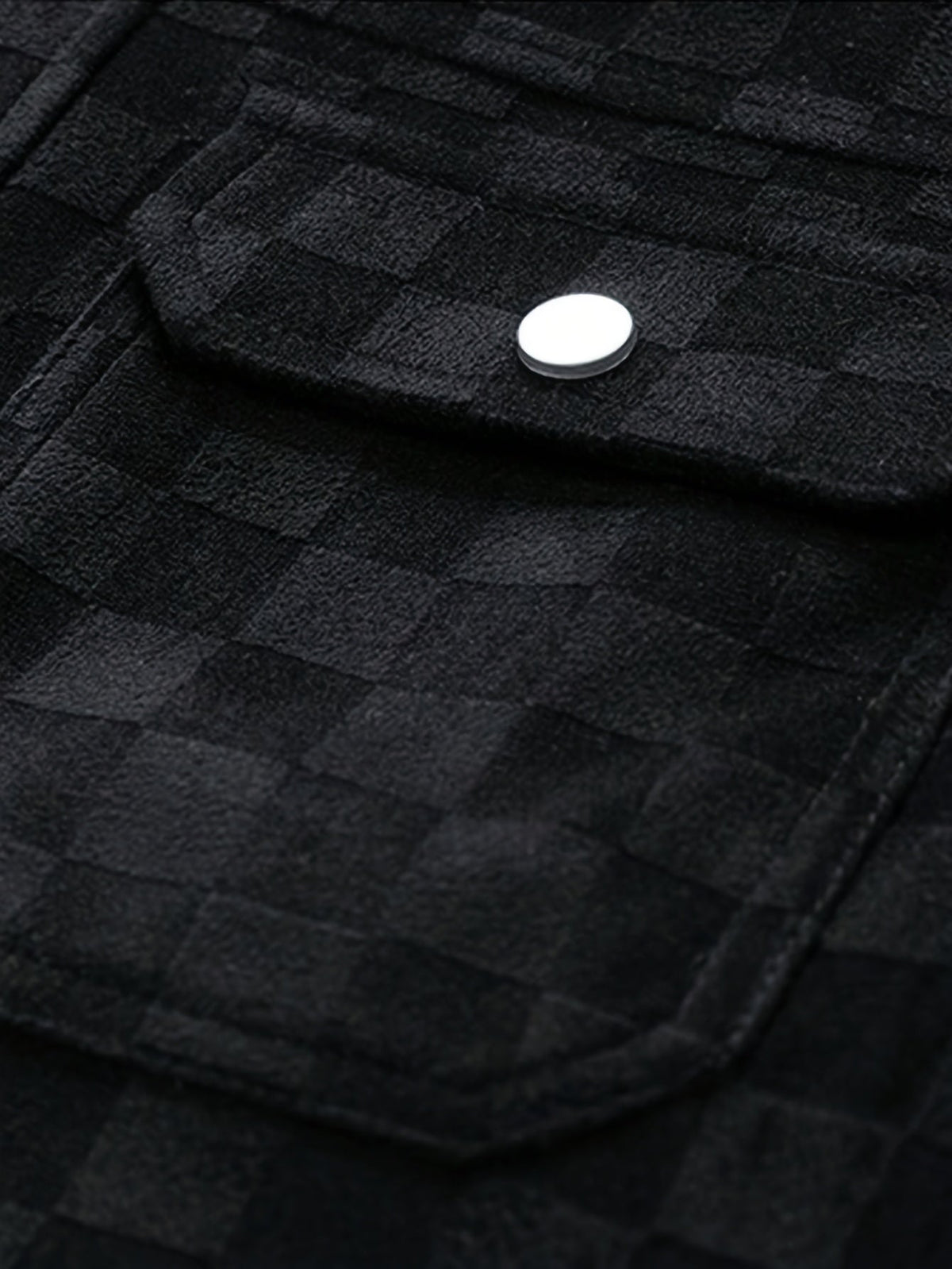 Heren Truckerjack Geruit Casual Stijl 4