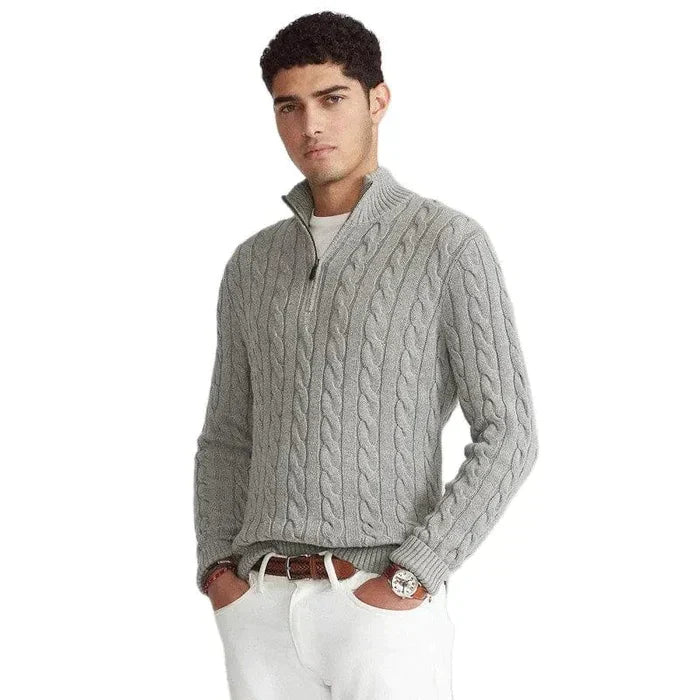 Heren Trui Casual Halve Rits Ademend Materiaal 0