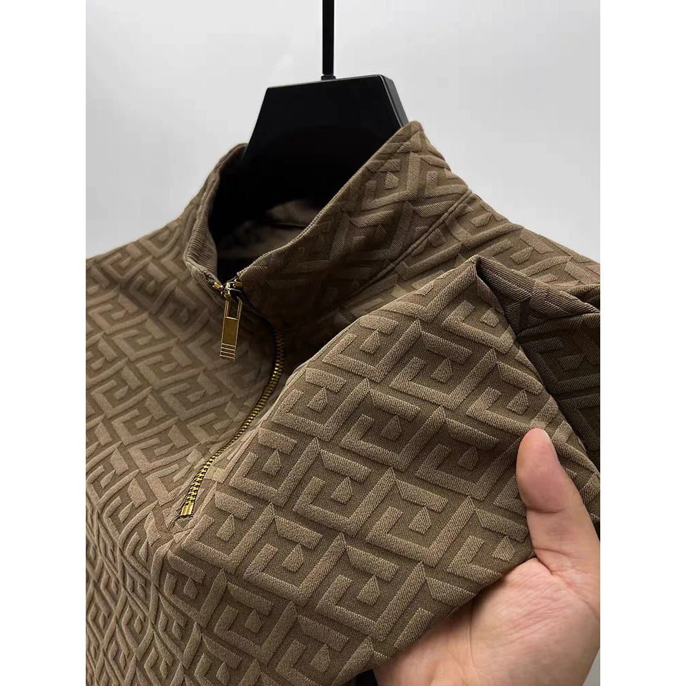 Heren Trui Jacquard Stijlvol 0